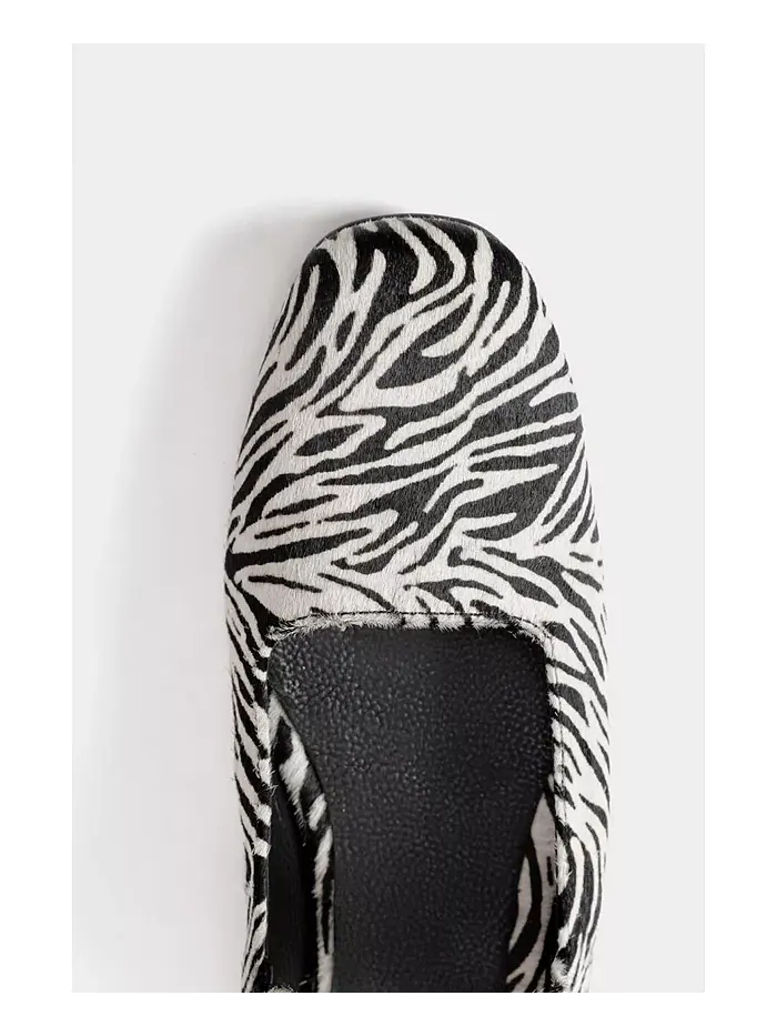 Кожаные балетки Mara Zebra от Dante Dante — изображение 5 из 7, мульти