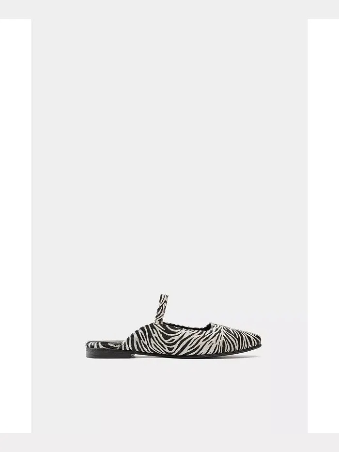Кожаные балетки Mara Zebra от Dante Dante — изображение 7 из 7, мульти