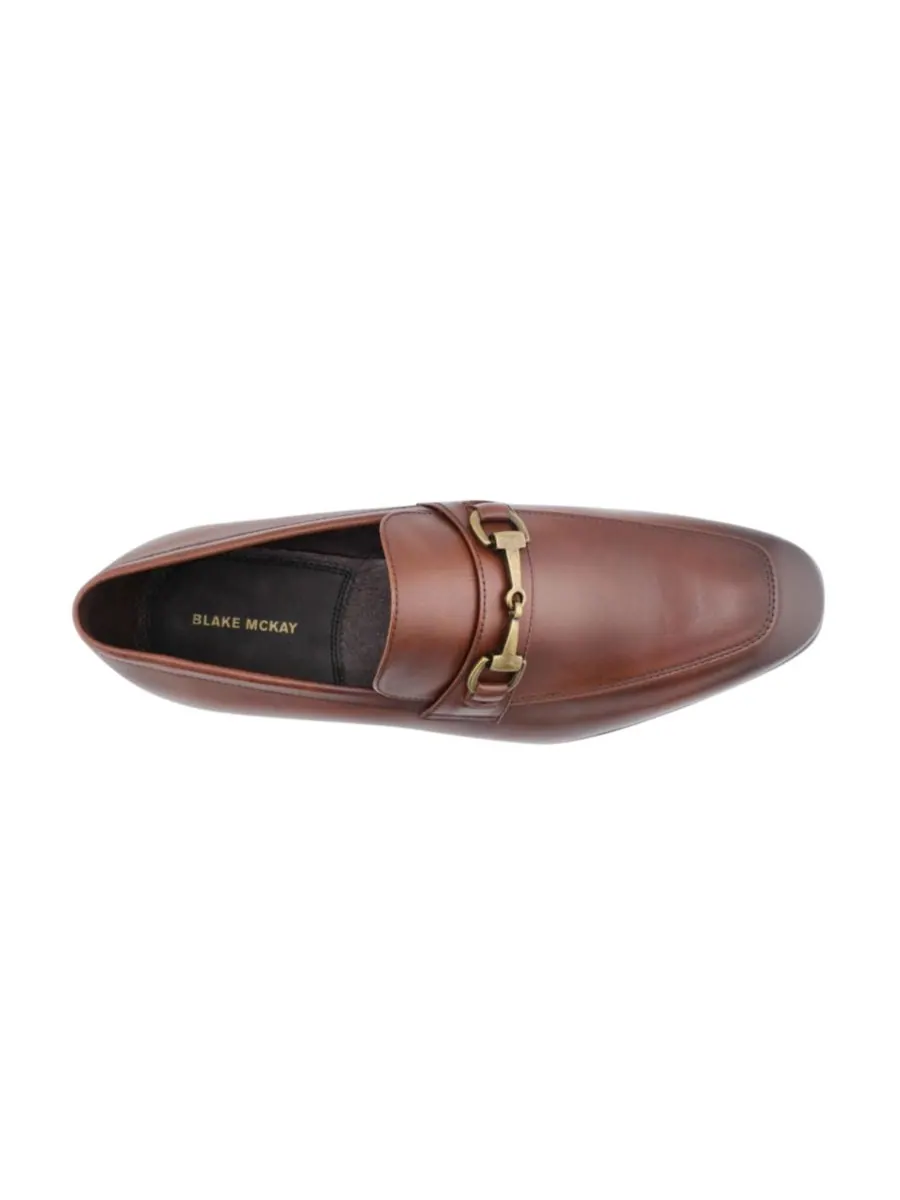 Мужские кожаные лоферы Dylan Dress Slip-on Bit Blake McKay — изображение 3 из 4, бренди