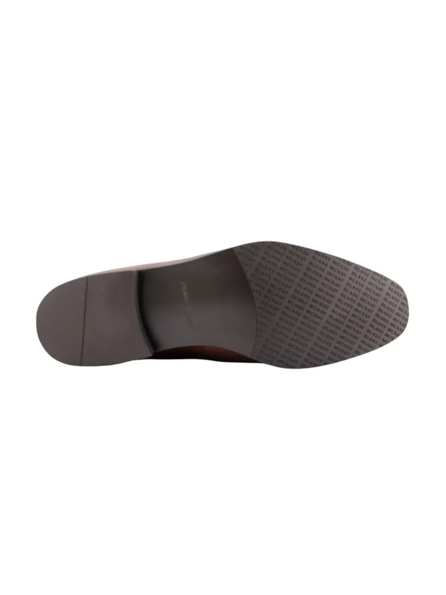Мужские кожаные лоферы Dylan Dress Slip-on Bit Blake McKay — изображение 4 из 4, бренди