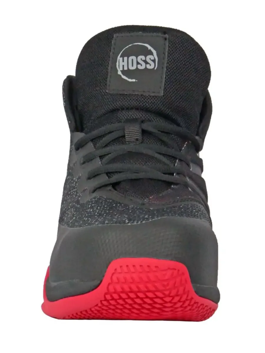 Мужские легкие спортивные рабочие ботинки Rim Fly с композитным носком Hoss Boot Company — изображение 4 из 6, черный/красный