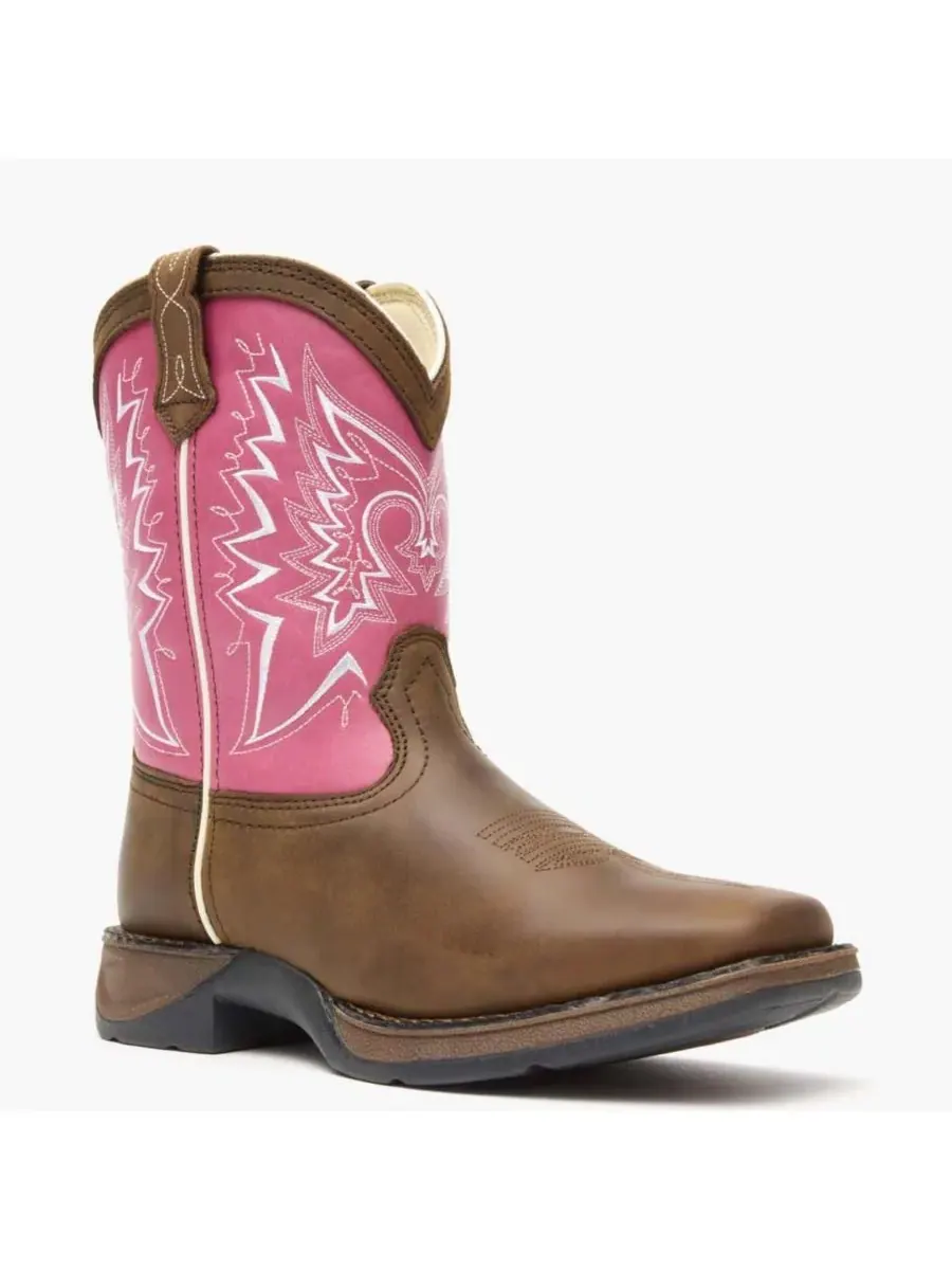 Kids LIL' Let Love Fly Western Boot Durango — розовый