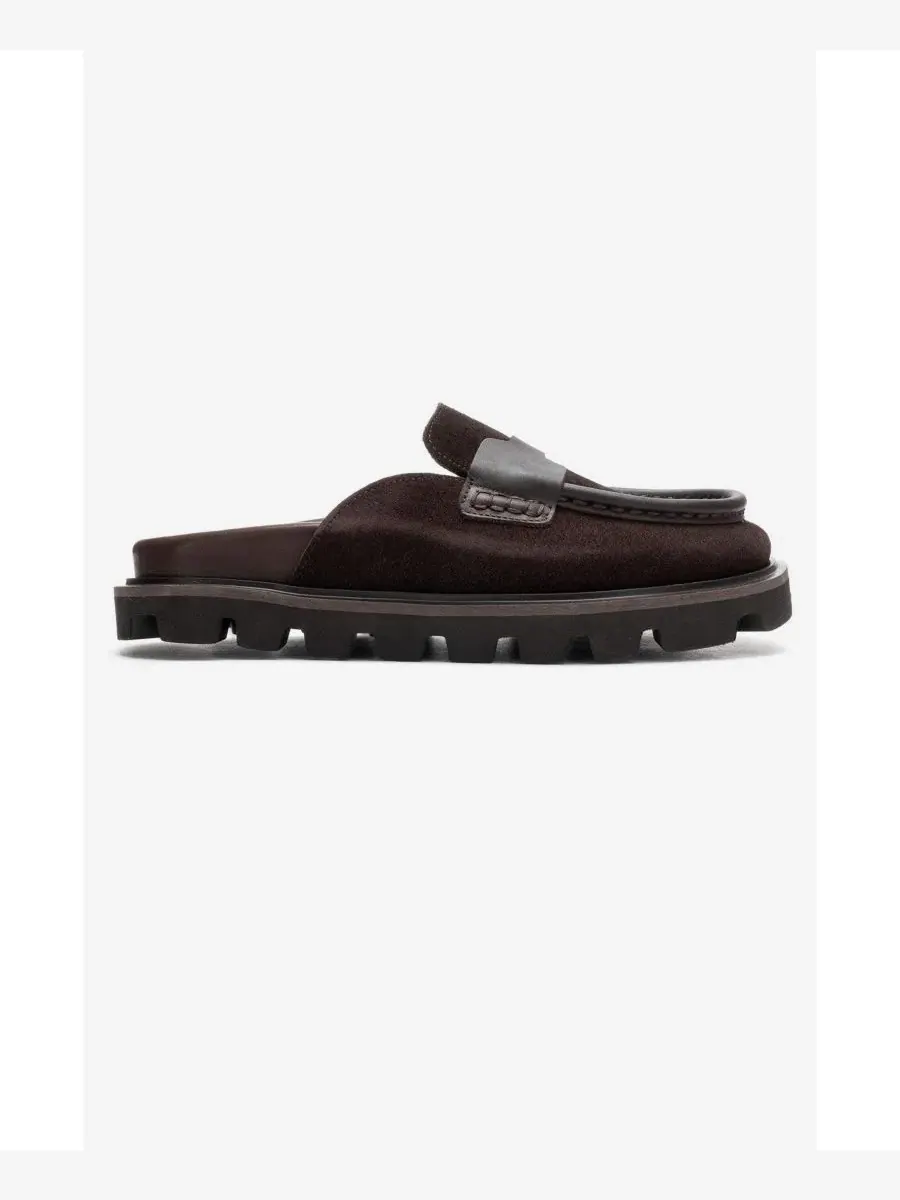 Женские мюли Vela Leather Slipper Forever & Always Shoes — изображение 2 из 5, коричневый