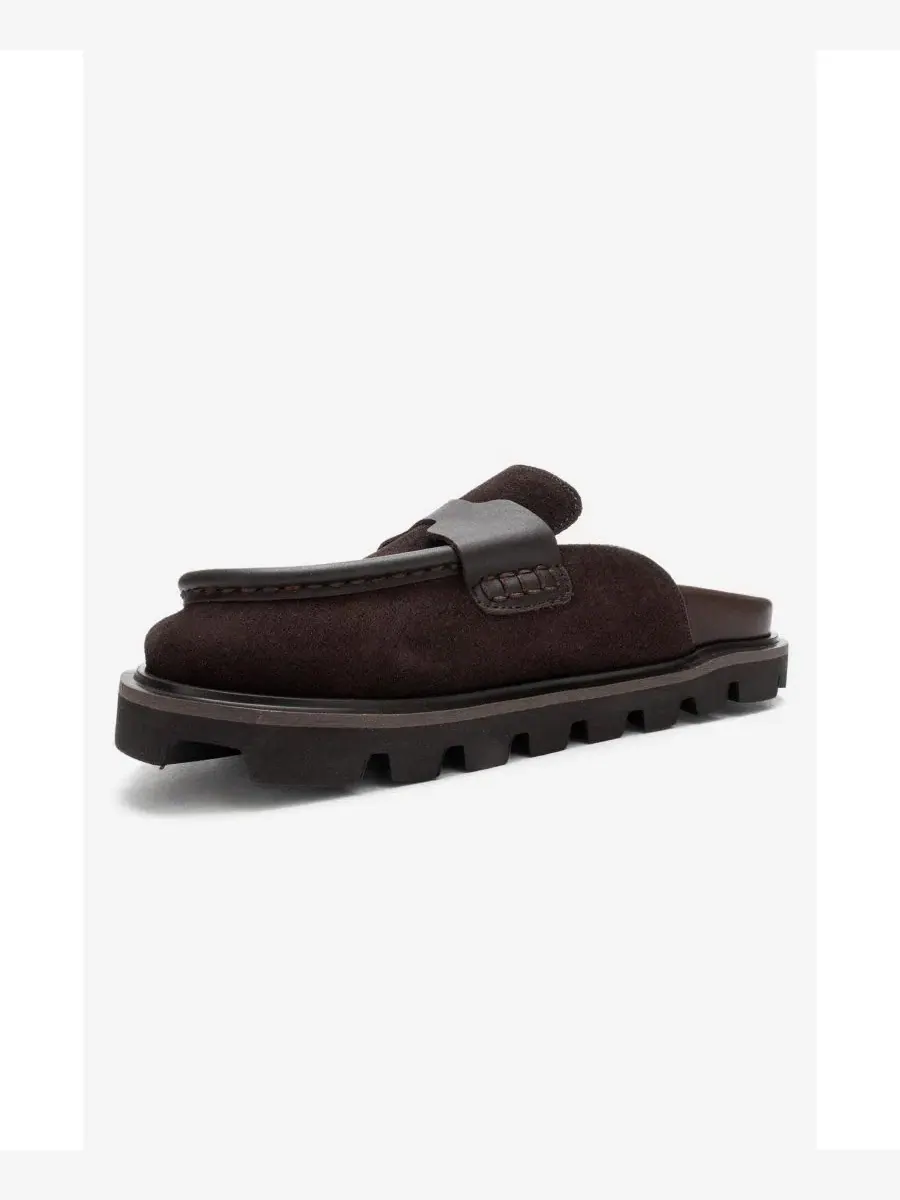 Женские мюли Vela Leather Slipper Forever & Always Shoes — изображение 4 из 5, коричневый