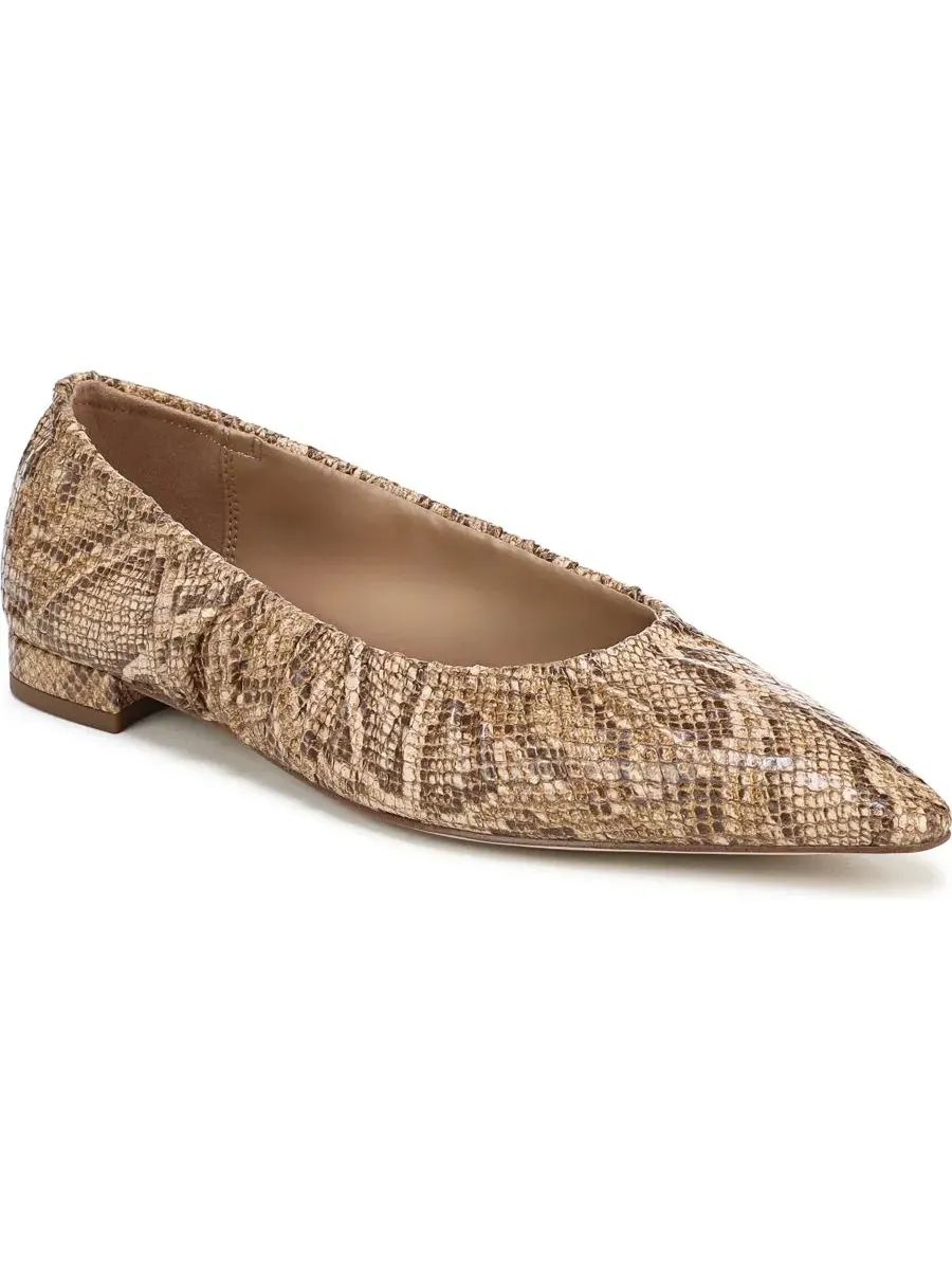 Балетки с острым носком Essex Sam Edelman — изображение 1 из 5, светлый песочный