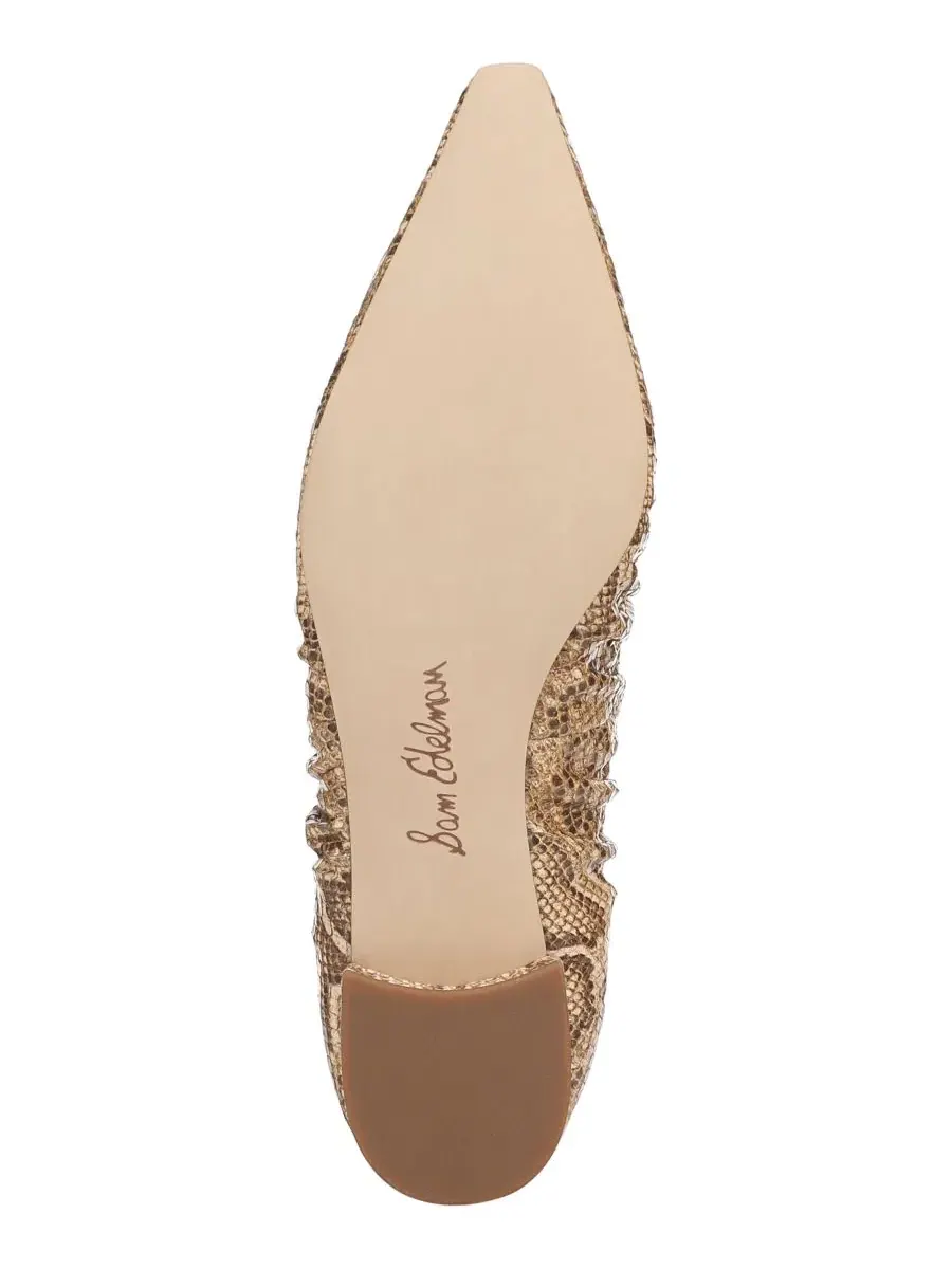 Балетки с острым носком Essex Sam Edelman — изображение 4 из 5, светлый песочный