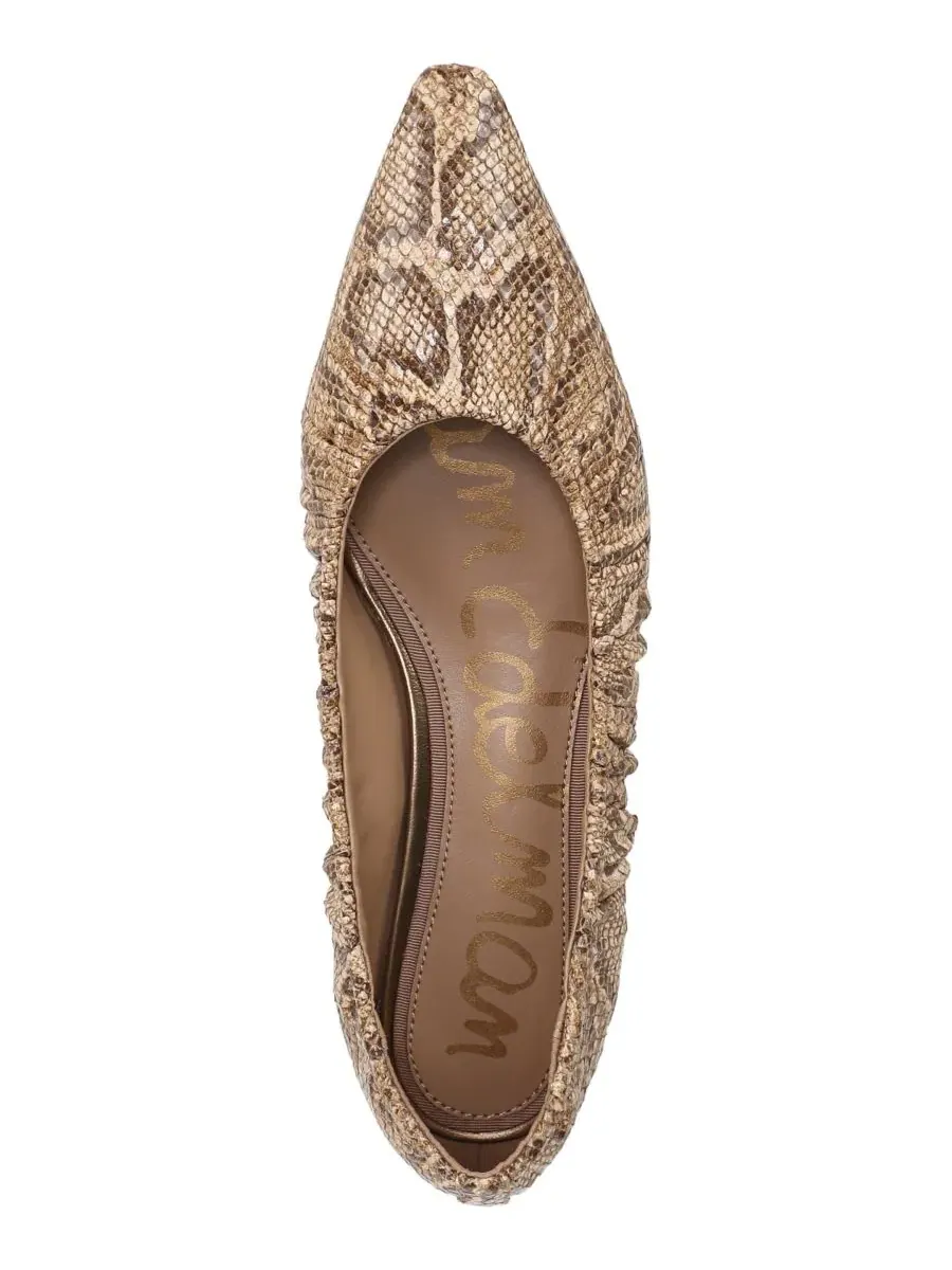 Балетки с острым носком Essex Sam Edelman — изображение 5 из 5, светлый песочный