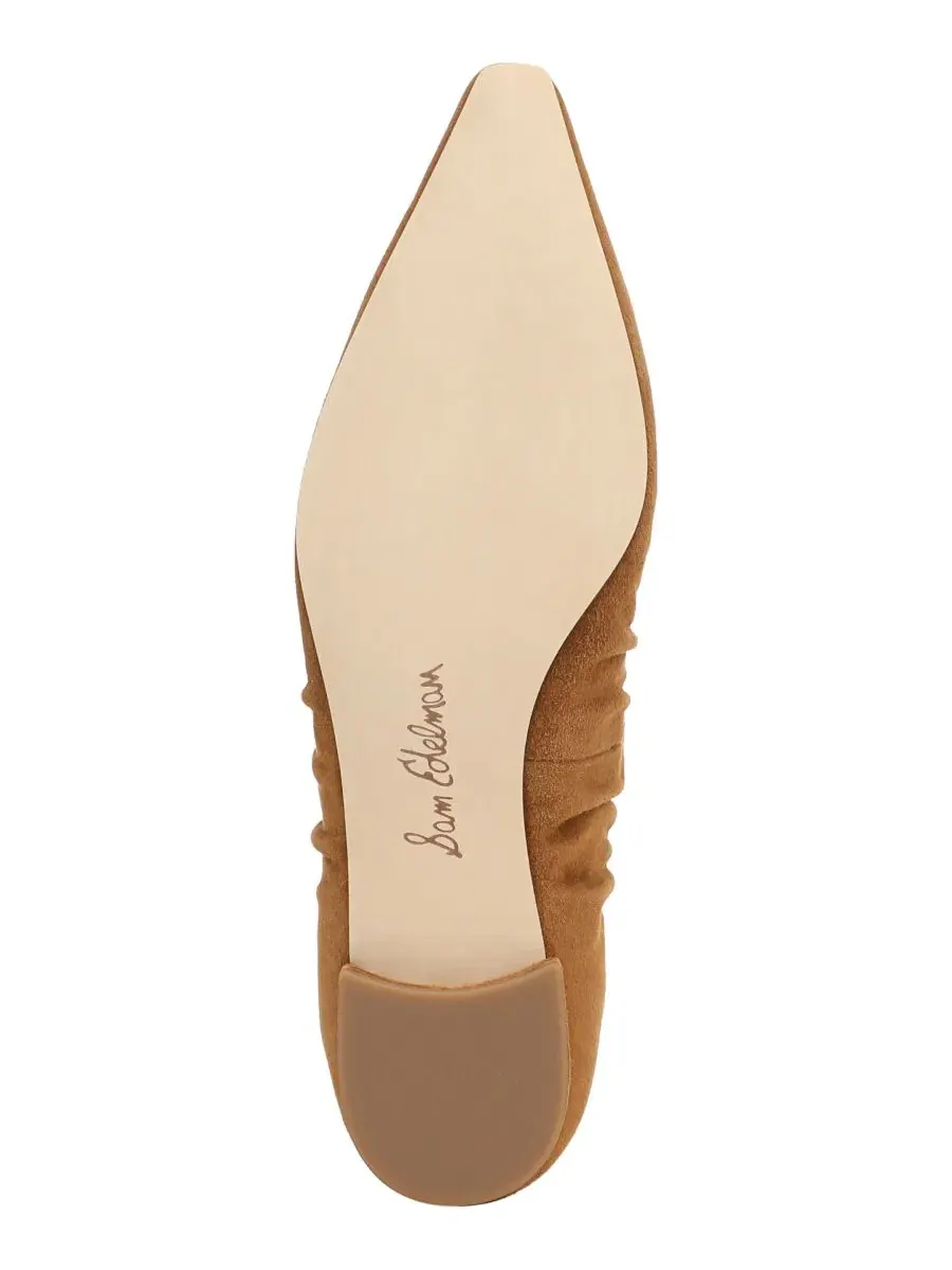 Балетки с острым мысом Essex Sam Edelman, Honey Bourbon Suede — изображение 5 из 5