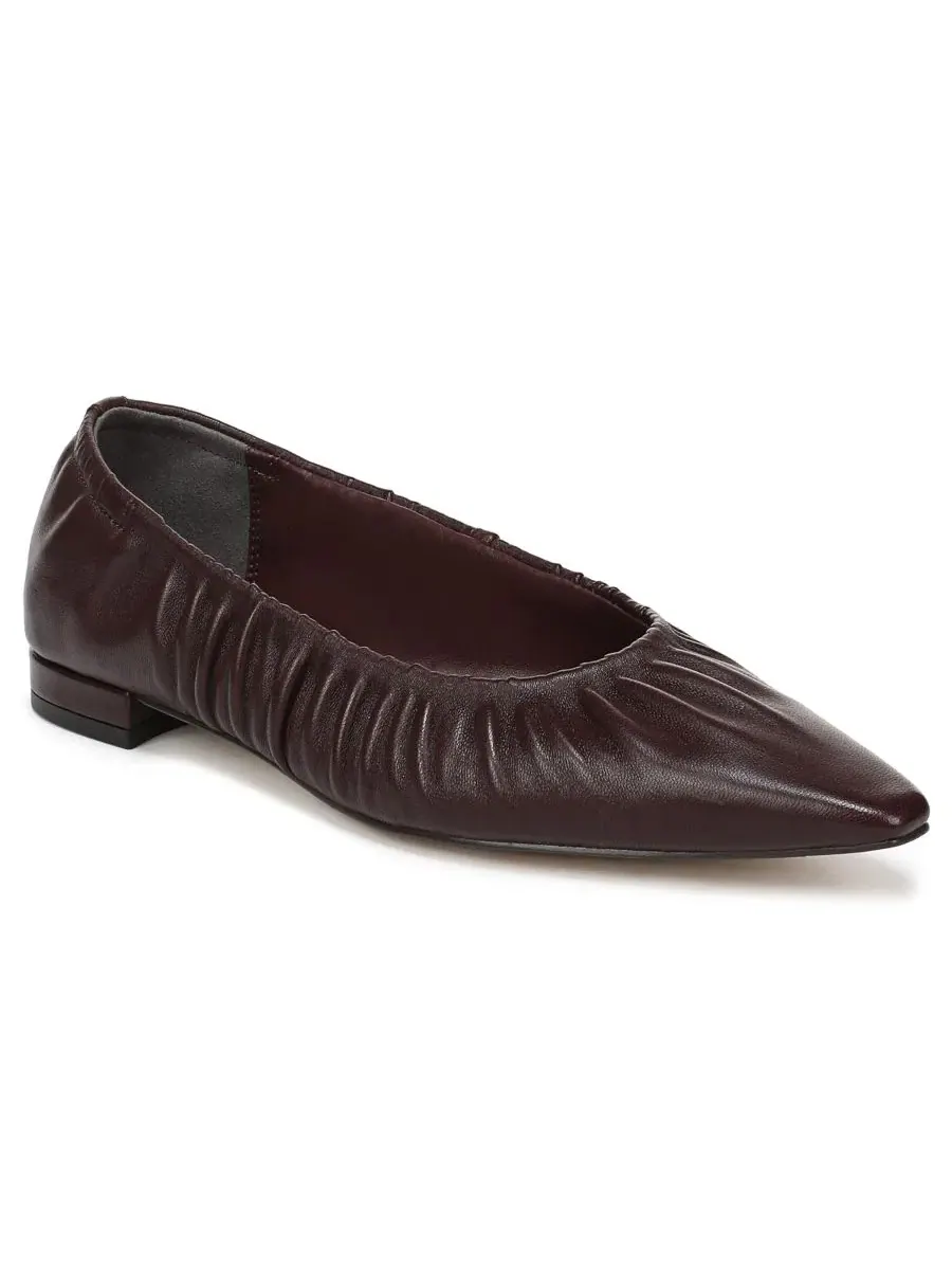 Балетки с острым мысом Sam Edelman — изображение 1 из 5, бордовый