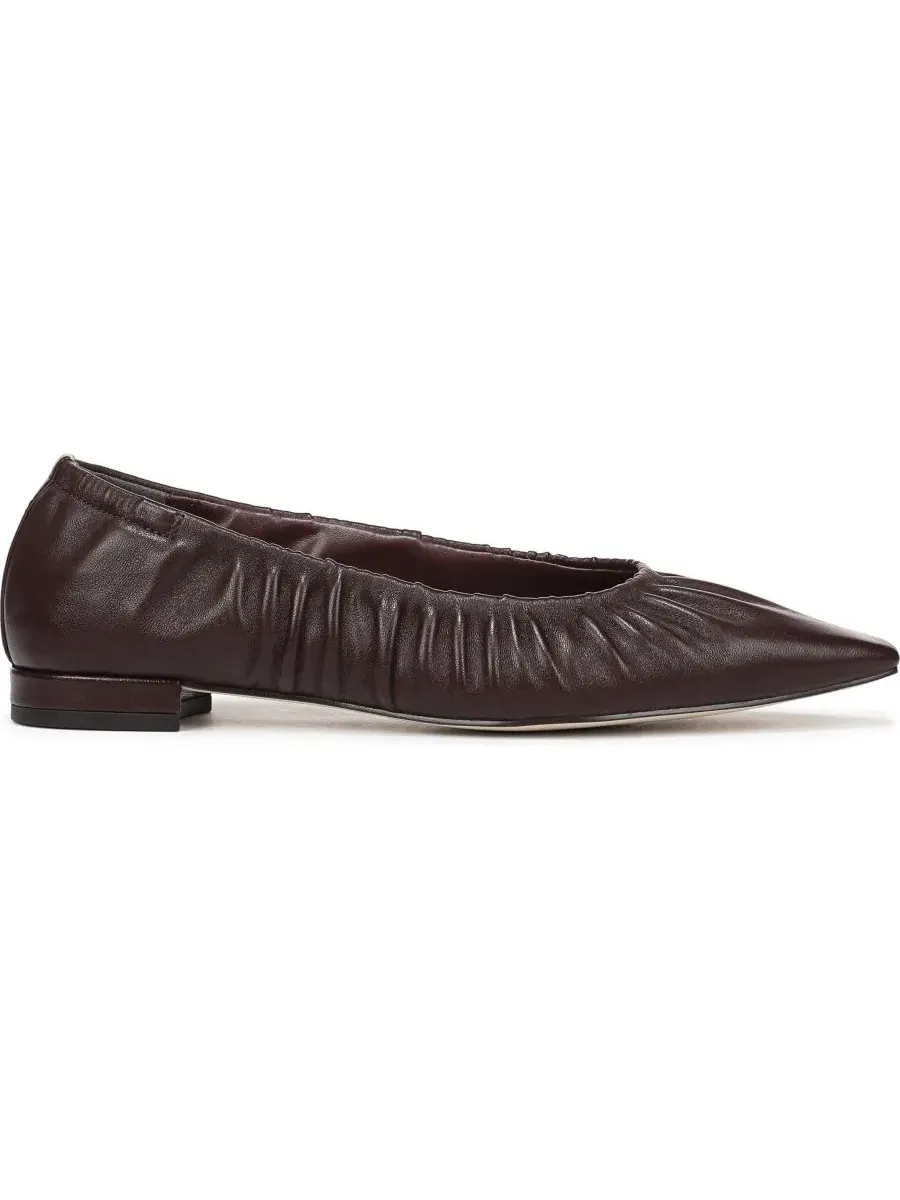 Балетки с острым мысом Sam Edelman — изображение 2 из 5, бордовый