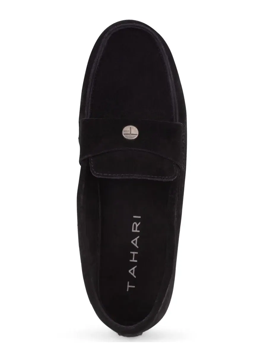 Лоферы-слипоны Tahari Bendel Suede — изображение 4 из 6, черный