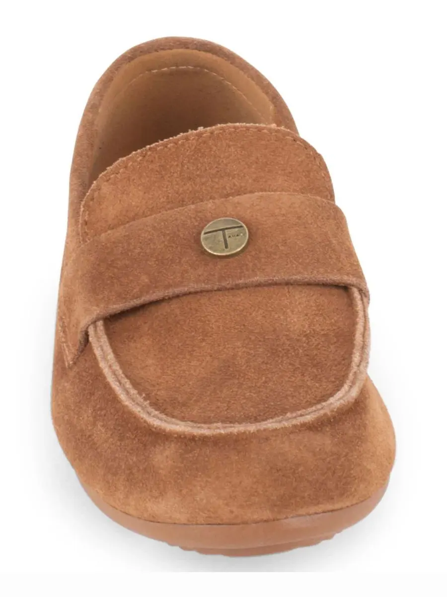 Лоферы Tahari Bendel Suede Slip-On — изображение 6 из 6, цвет виски
