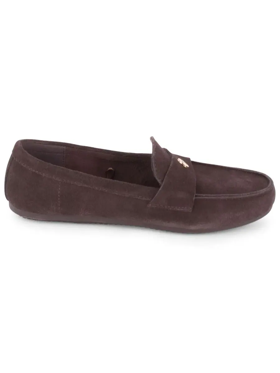 Лоферы Tahari Bendel Suede Slip-On — изображение 2 из 6, коричневый