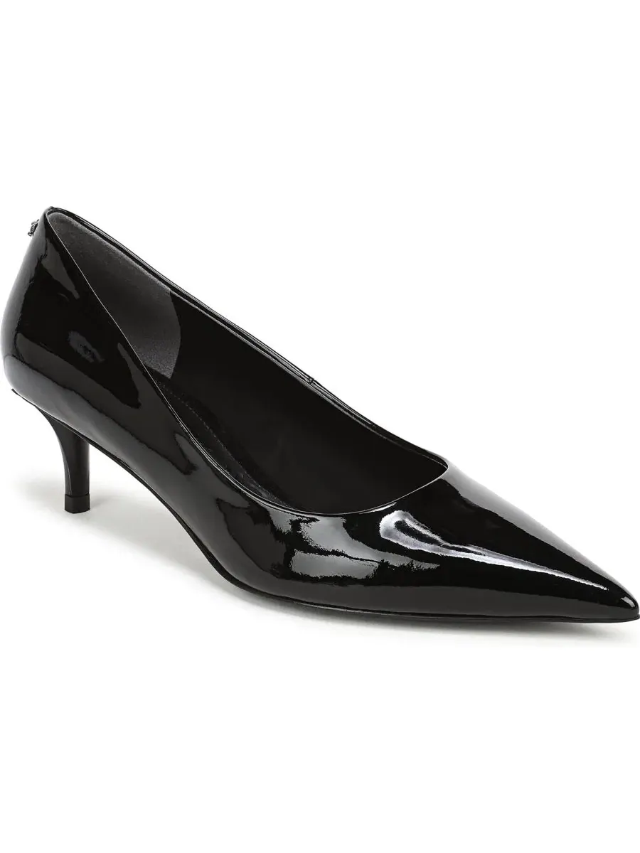 Туфли-лодочки с острым мысом, с каблуком-рюмочкой Sam Edelman — изображение 1 из 5, черный