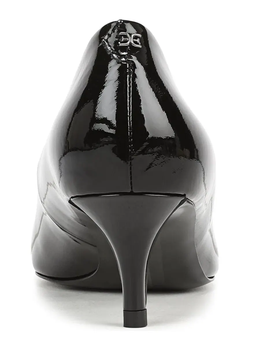 Туфли-лодочки с острым мысом, с каблуком-рюмочкой Sam Edelman — изображение 3 из 5, черный