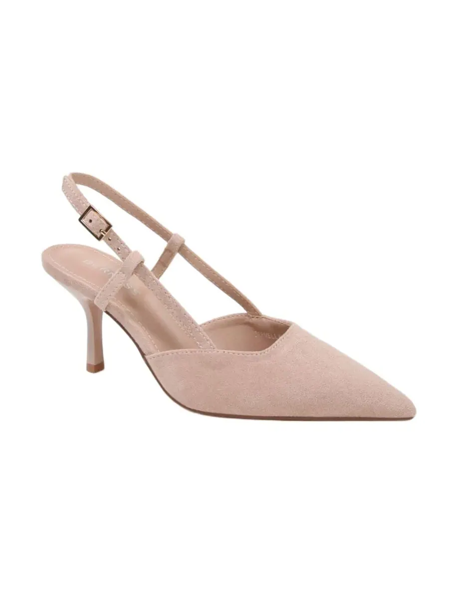 Туфли-лодочки Carmella Pointed Toe Slingback Heels BERNESS — изображение 1 из 6, бежевый