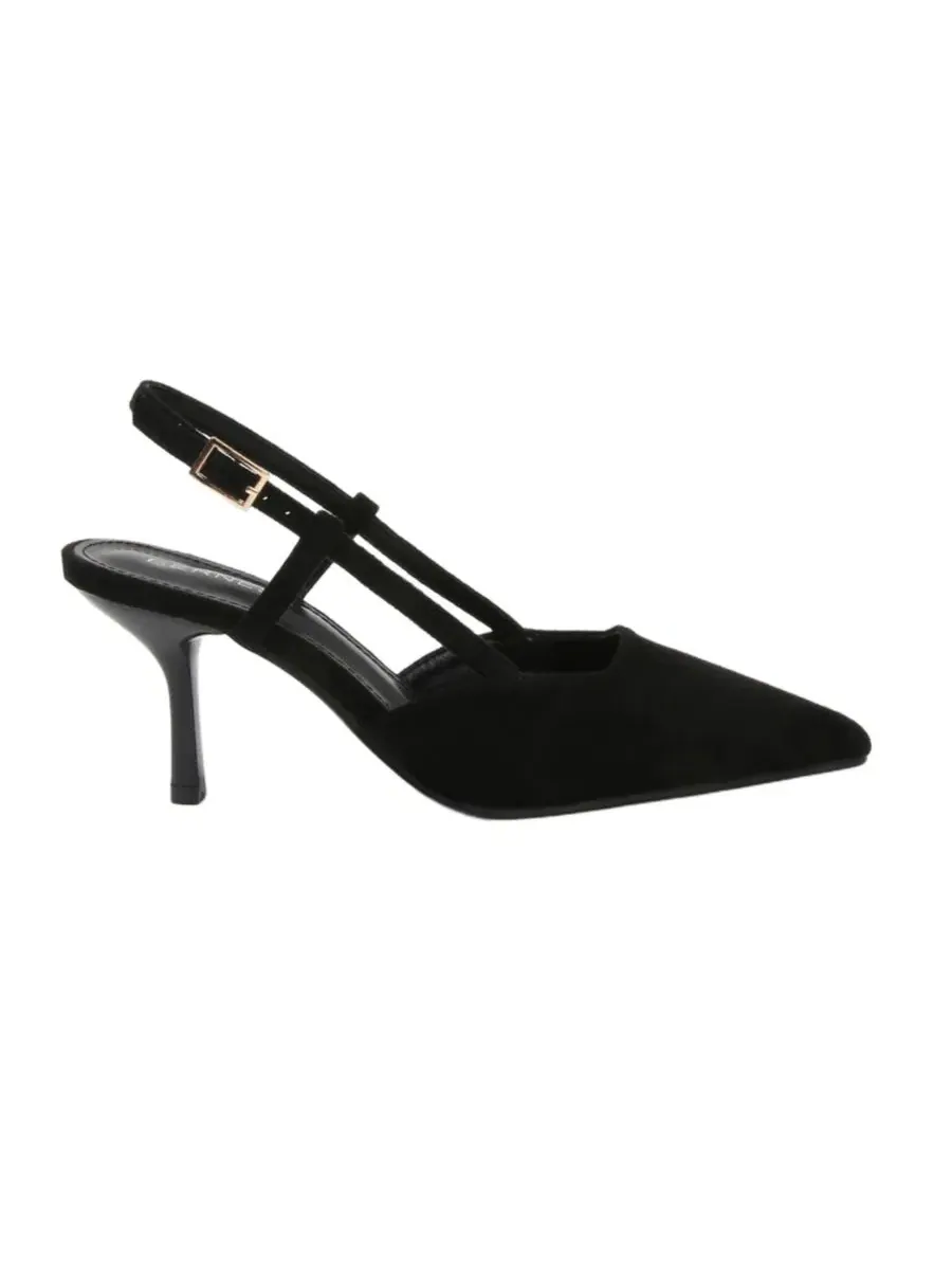 Туфли-лодочки Carmella Pointed Toe Slingback BERNESS — изображение 2 из 6, черный
