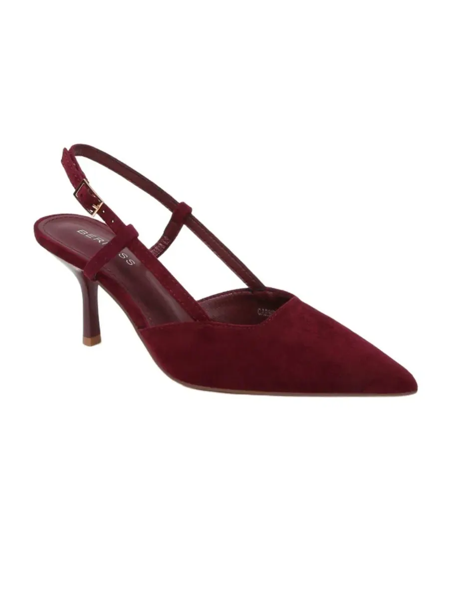 Туфли-лодочки Carmella Pointed Toe Slingback Heels BERNESS — изображение 1 из 6, красный