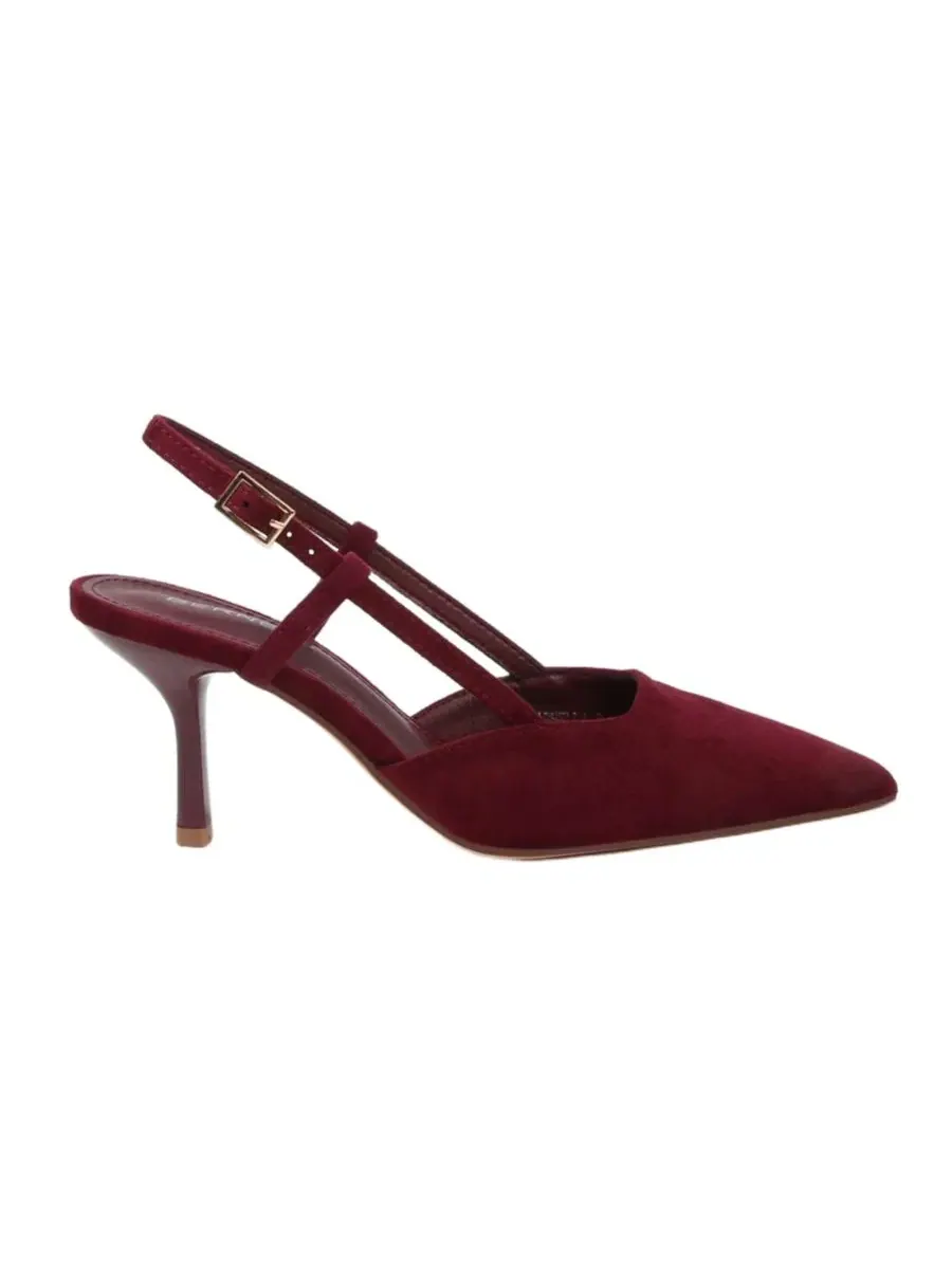 Туфли-лодочки Carmella Pointed Toe Slingback Heels BERNESS — изображение 2 из 6, красный
