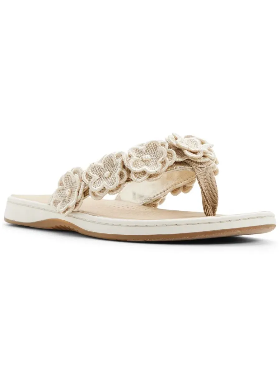 Сандалии с ремешком и цветочным декором Seafish Floral Sperry