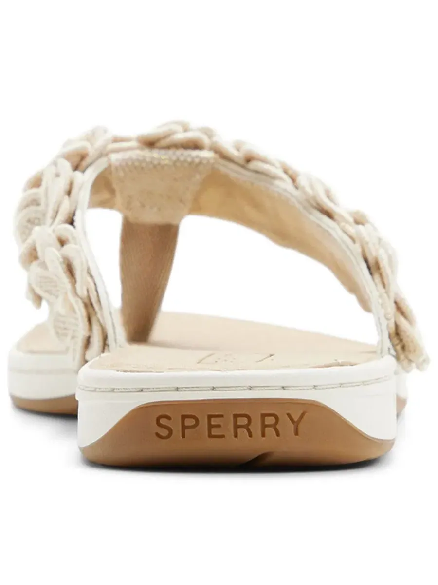 Сандалии с ремешком и цветочным декором Seafish Floral Sperry — изображение 3 из 5, золото