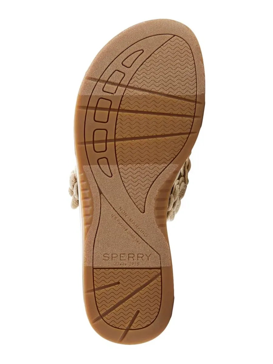 Сандалии с ремешком и цветочным декором Seafish Floral Sperry — изображение 5 из 5, золото