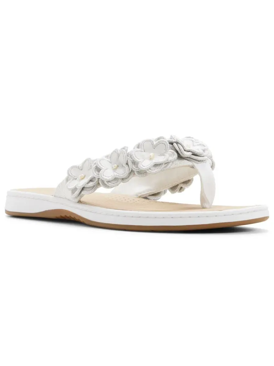 Сандалии Seafish Floral с ремешком и цветком Sperry