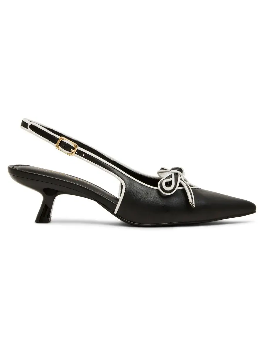 Туфли-лодочки Kenny Bow Slingback с бантом Madden Girl — изображение 2 из 6, черный мульти