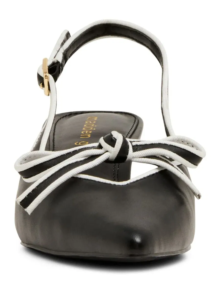 Туфли-лодочки Kenny Bow Slingback с бантом Madden Girl — изображение 6 из 6, черный мульти