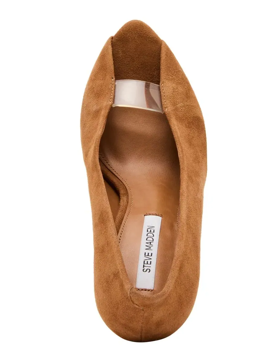 Туфли-лодочки с открытым мысом Santino Steve Madden — изображение 4 из 7, каштановый