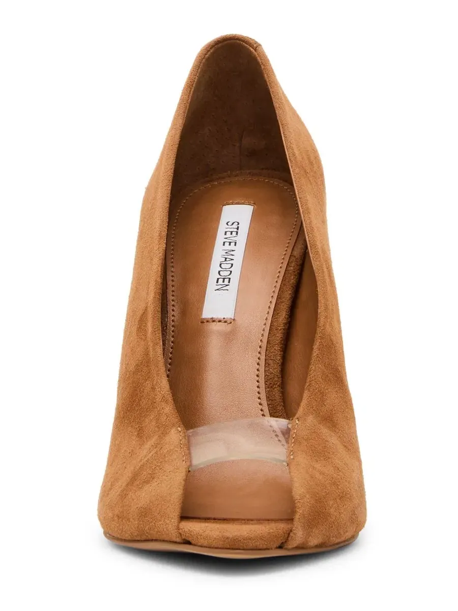 Туфли-лодочки с открытым мысом Santino Steve Madden — изображение 7 из 7, каштановый