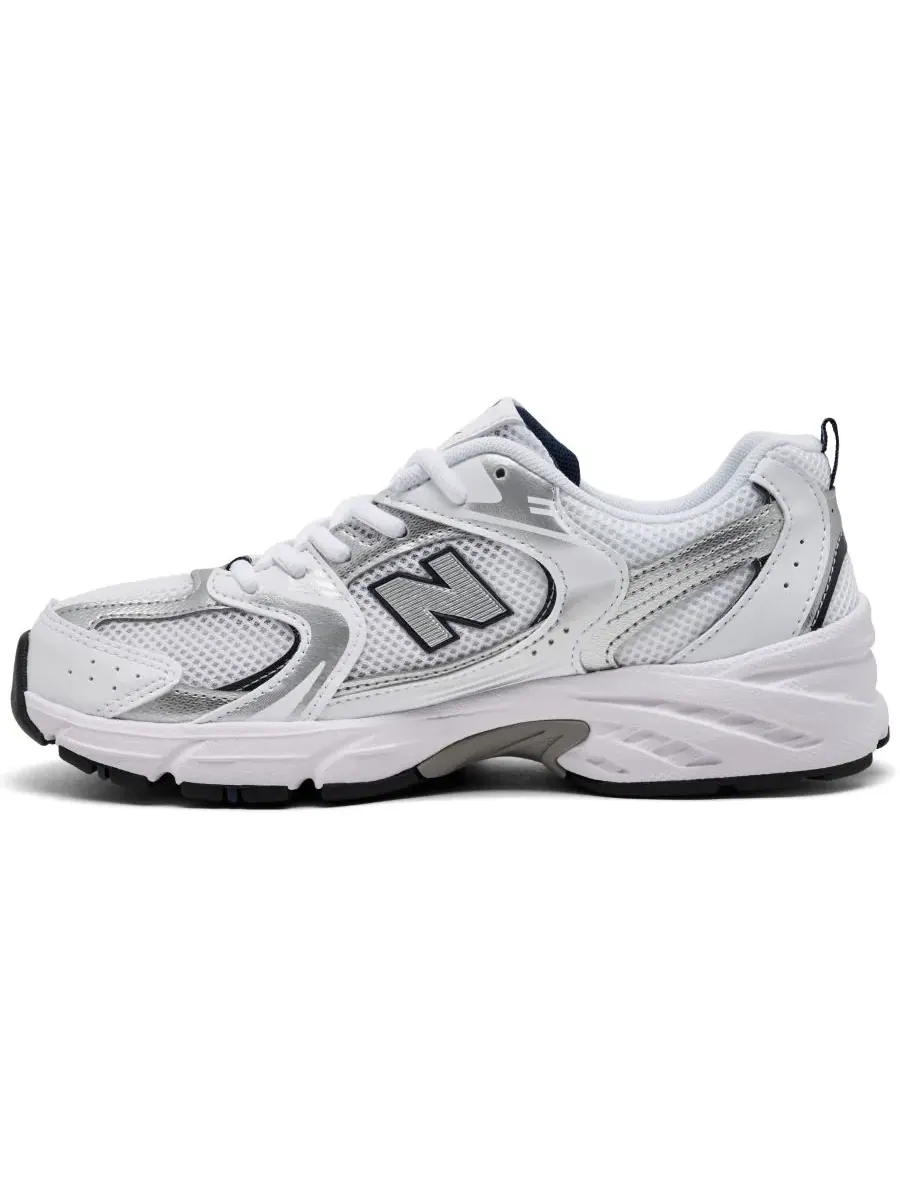 Детские повседневные кроссовки Big Kids 530 от Finish Line New Balance — изображение 3 из 6, белый