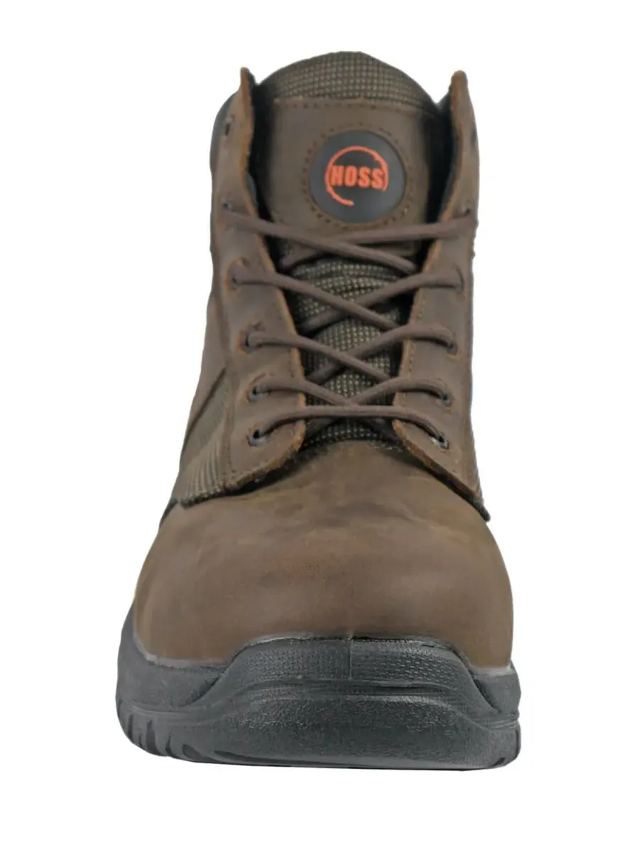 Мужские рабочие ботинки Carter с 6-дюймовым стальным носком Hoss Boot Company — изображение 4 из 6, коричневый