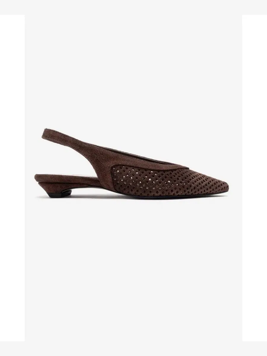 Женские кожаные туфли-лодочки Lieve с открытой пяткой Forever & Always Shoes — изображение 2 из 6, коричневый