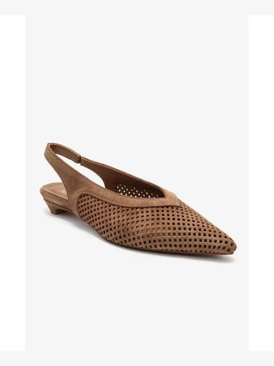 Женские кожаные туфли-лодочки Lieve с открытой пяткой Forever & Always Shoes