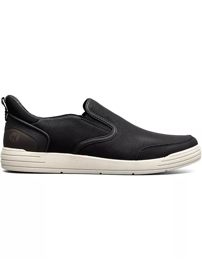 Мужские кроссовки Kore City Walk EZ Moc Toe Slip On Nunn Bush — изображение 2 из 7, черный