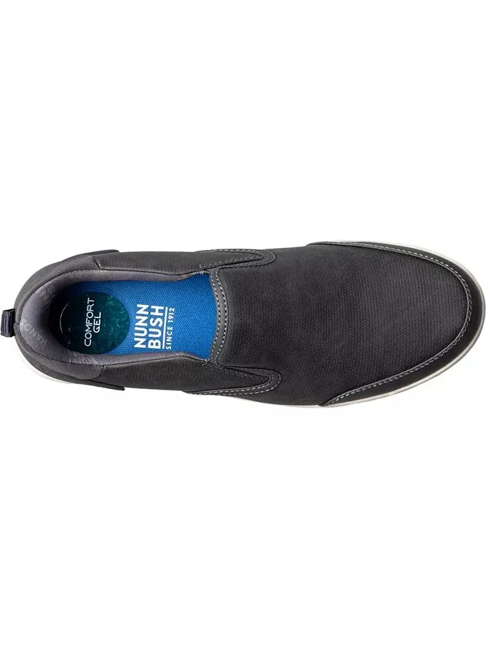 Мужские кроссовки Kore City Walk EZ Moc Toe Slip On Nunn Bush — изображение 4 из 6, темно-серый