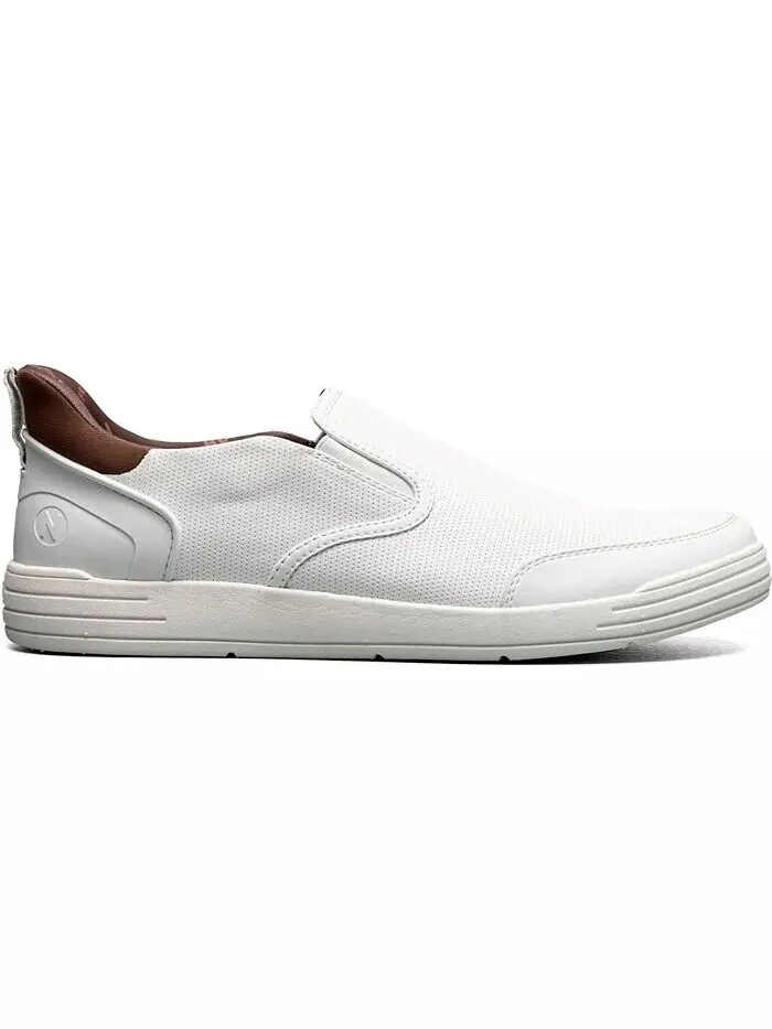 Мужские кроссовки Kore City Walk EZ Moc Toe Slip On Nunn Bush — изображение 2 из 7, белый