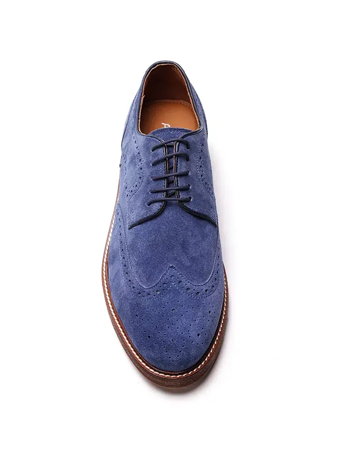 Мужские дерби Cambridge Wingtip на шнуровке A. Veer — изображение 4 из 6, синий