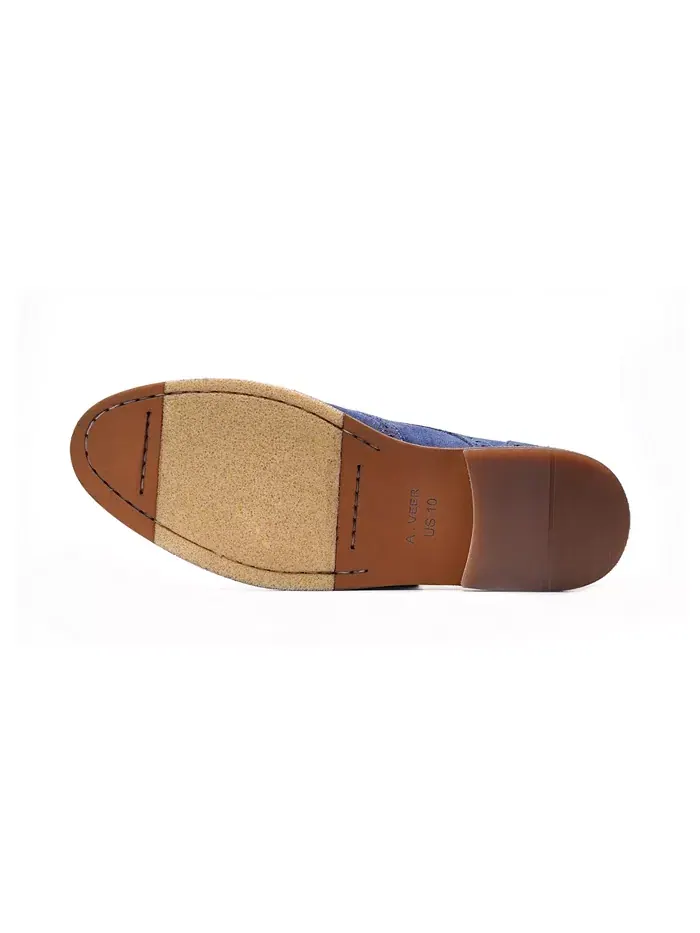 Мужские дерби Cambridge Wingtip на шнуровке A. Veer — изображение 5 из 6, синий