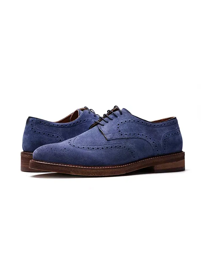 Мужские дерби Cambridge Wingtip на шнуровке A. Veer — изображение 6 из 6, синий