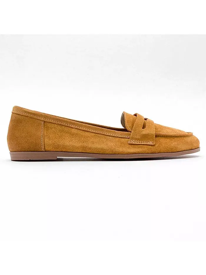 Кожаные лоферы Dorothy Forever & Always Shoes — изображение 2 из 5, желтый