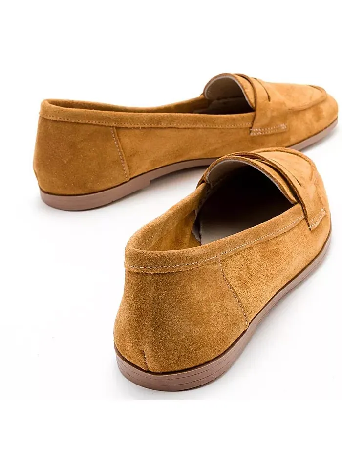Кожаные лоферы Dorothy Forever & Always Shoes — изображение 5 из 5, желтый