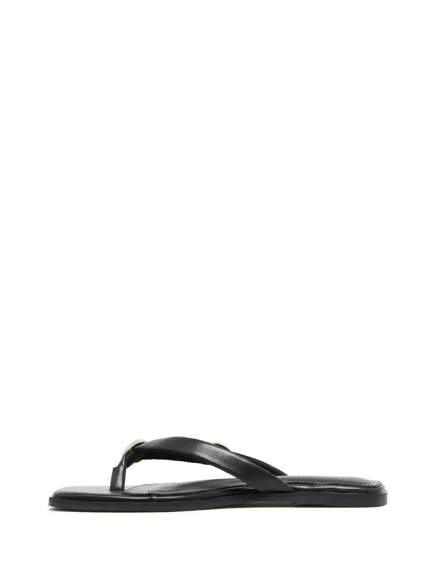 Сандалии-вьетнамки Guise Square Toe Thong Sandal Therapy Australia — изображение 3 из 5, черный