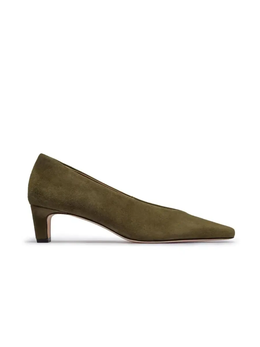 Туфли-лодочки Chiara Kitten Heel Pump Bernardo Footwear — изображение 2 из 4, темный оливковый