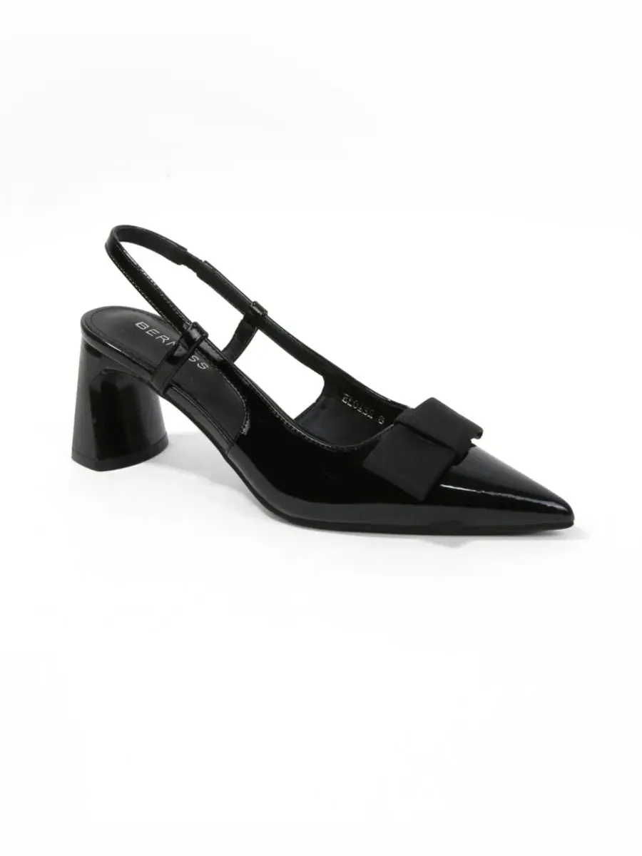 Туфли-лодочки Eloise Bow Accent Slingback Pumps BERNESS — изображение 1 из 6, черный