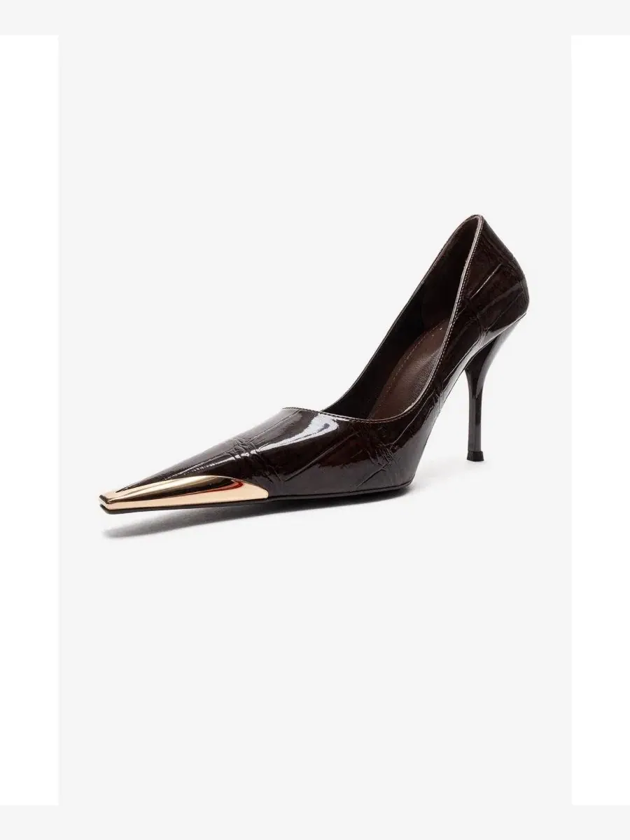 Женские туфли-лодочки Alvena на шпильке Prologue Shoes — изображение 4 из 4, коричневый