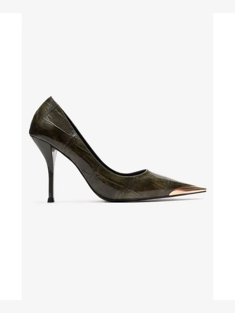 Женские туфли-лодочки Alvena на шпильке Prologue Shoes — изображение 2 из 4, зеленый