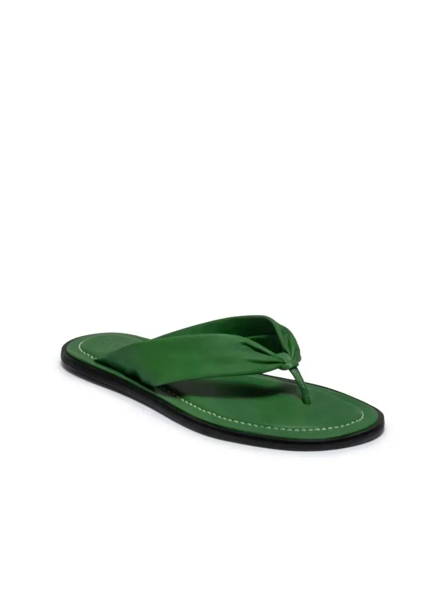 Сандалии-вьетнамки Salt с кожаной стелькой Bernardo Footwear — изображение 1 из 4, зеленый