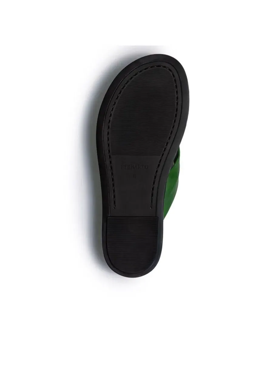 Сандалии-вьетнамки Salt с кожаной стелькой Bernardo Footwear — изображение 4 из 4, зеленый